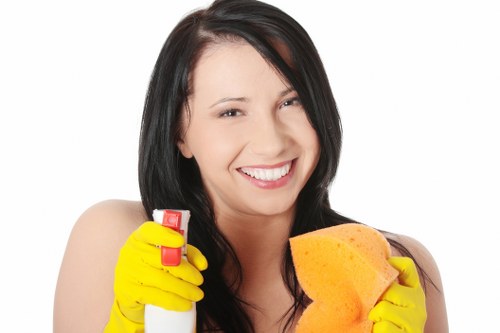 Maintenance-focused carpet cleaning in a business interior